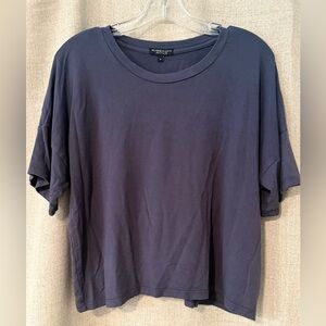 Beyond Yoga Navy Short Sleeve Tee | M